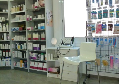 Interior de la farmacia