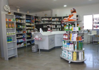Interior de la farmacia