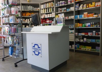 Interior de la farmacia