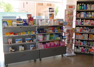 Interior de la farmacia